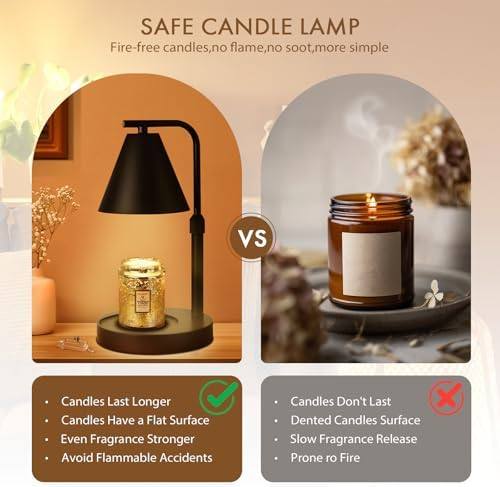 Twinkle Star Black Metal Candle Warmer Lamp — photo 4 of 17