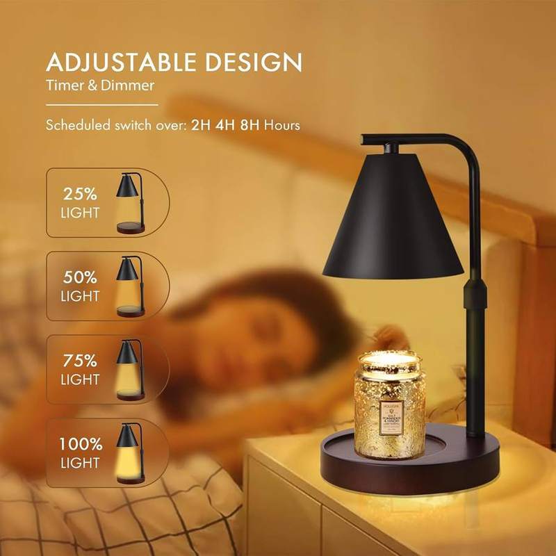 Twinkle Star Black Metal Candle Warmer Lamp — photo 7 of 17