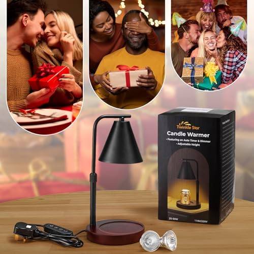 Twinkle Star Black Metal Candle Warmer Lamp — photo 14 of 17