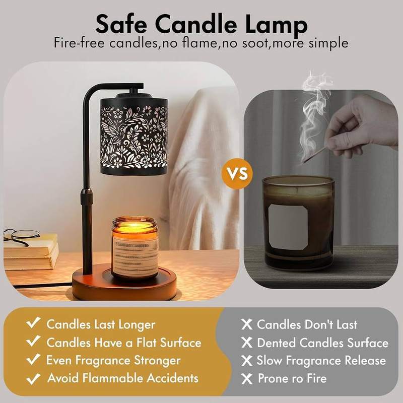 Twinkle Star Black Hummingbird Candle Warmer Lamp — photo 9 of 14