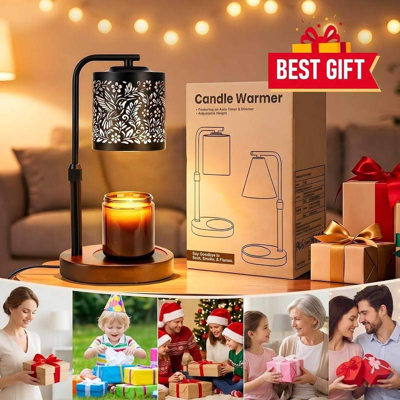 Twinkle Star Black Hummingbird Candle Warmer Lamp — photo 11 of 14