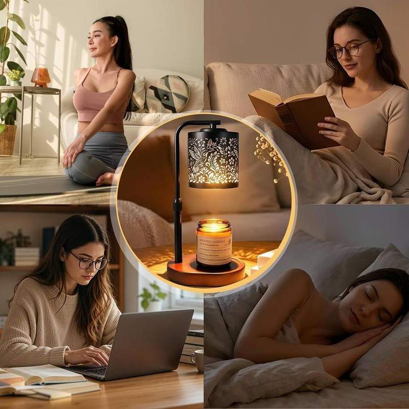 Twinkle Star Black Hummingbird Candle Warmer Lamp — photo 13 of 14