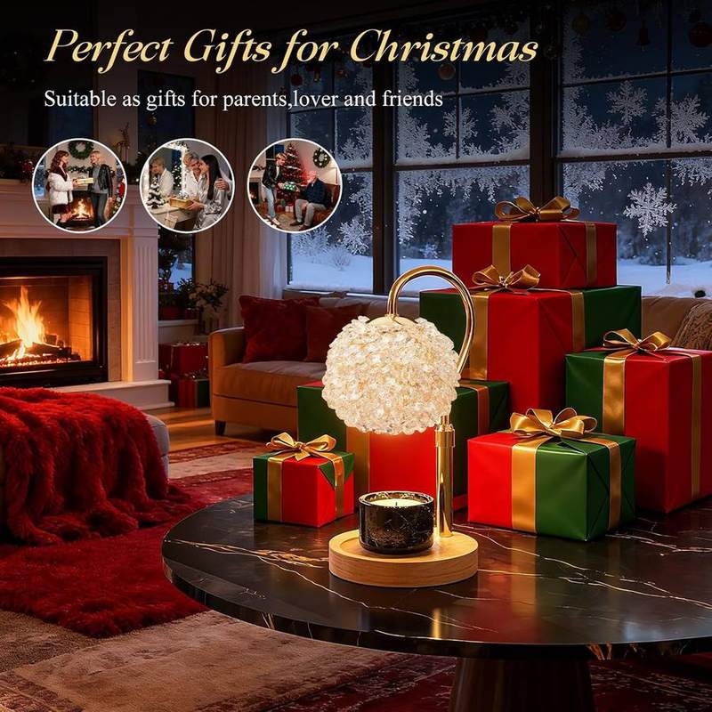 VXUNLIOR Luxury Crystal Candle Warmer Lamp (LED Bulb Not Included) — photo 11 of 12
