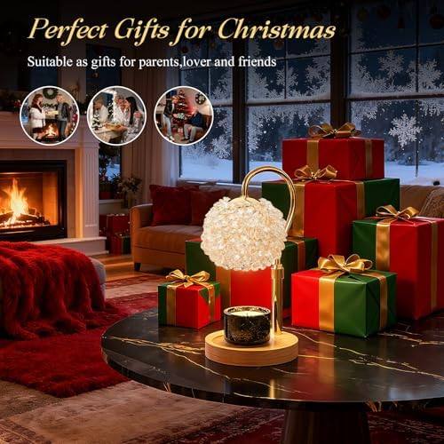 VXUNLIOR Luxury Crystal Candle Warmer Lamp (LED Bulb Not Included) — photo 12 of 12