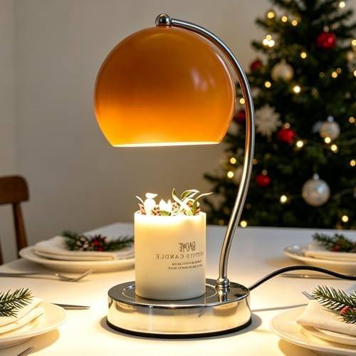 WARMCITY Wide Base Candle Warmer Lamp, Orange — photo 2 of 18