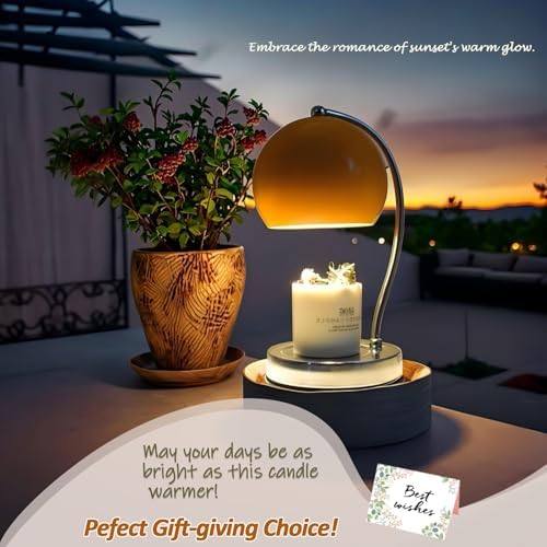 WARMCITY Wide Base Candle Warmer Lamp, Orange — photo 14 of 18