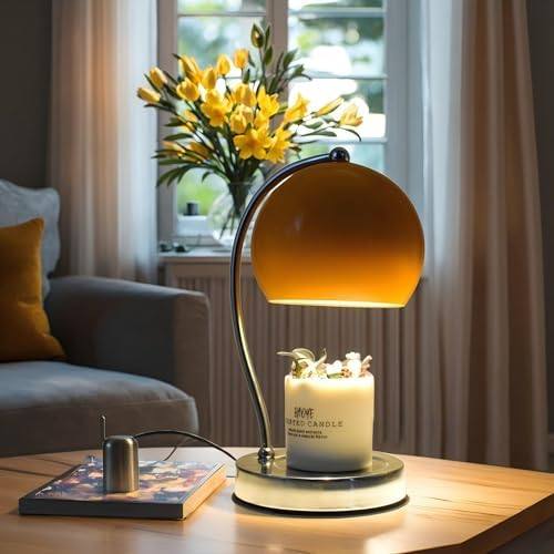 WARMCITY Wide Base Candle Warmer Lamp, Orange — photo 16 of 18