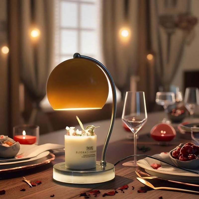 WARMCITY Wide Base Candle Warmer Lamp, Orange — photo 17 of 18