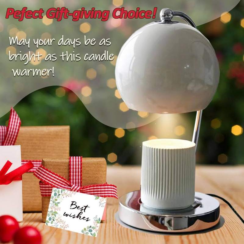 WARMCITY Wide Base Candle Warmer Lamp, White — photo 5 of 16