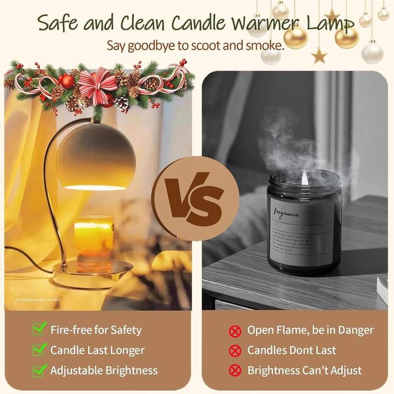 WARMCITY Wide Base Candle Warmer Lamp, White — photo 9 of 16