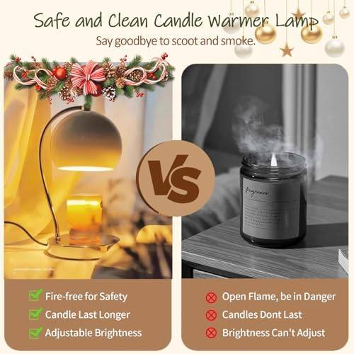 WARMCITY Wide Base Candle Warmer Lamp, White — photo 10 of 16