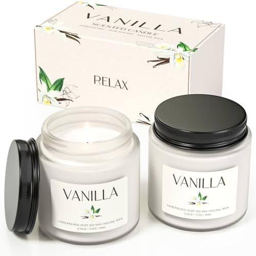 Waxcanpy Vanilla Candle Gift Set of 2 — photo 2 of 14