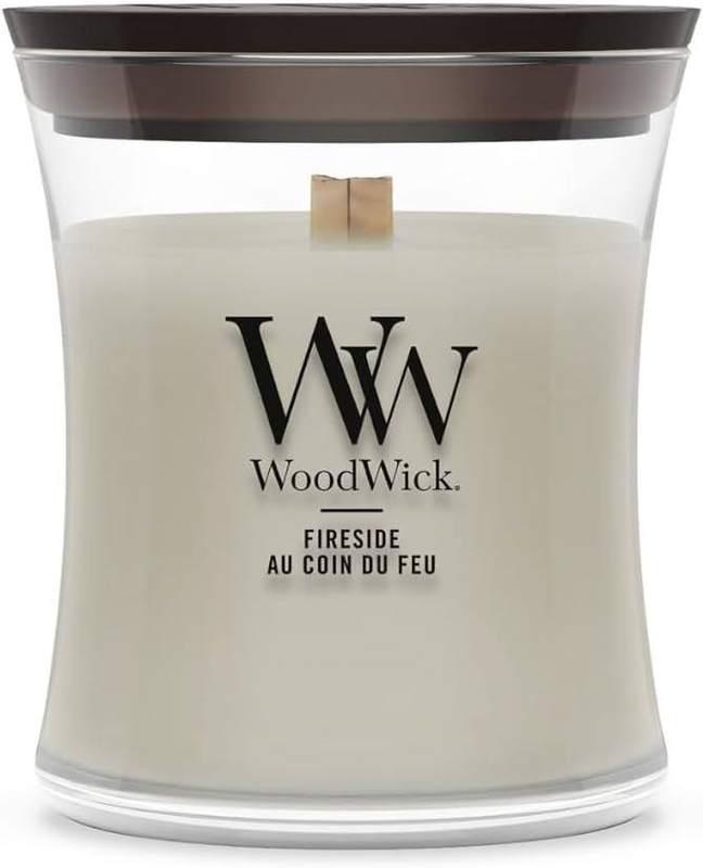 WoodWick Fireside Mini Hourglass Candle — scented candle