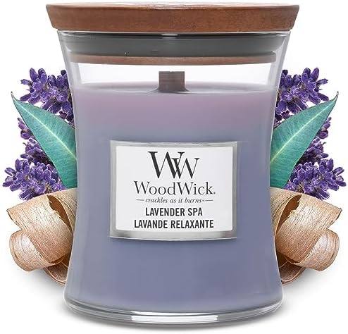 WoodWick Lavender Spa Medium Hourglass Candle — photo 2 of 20