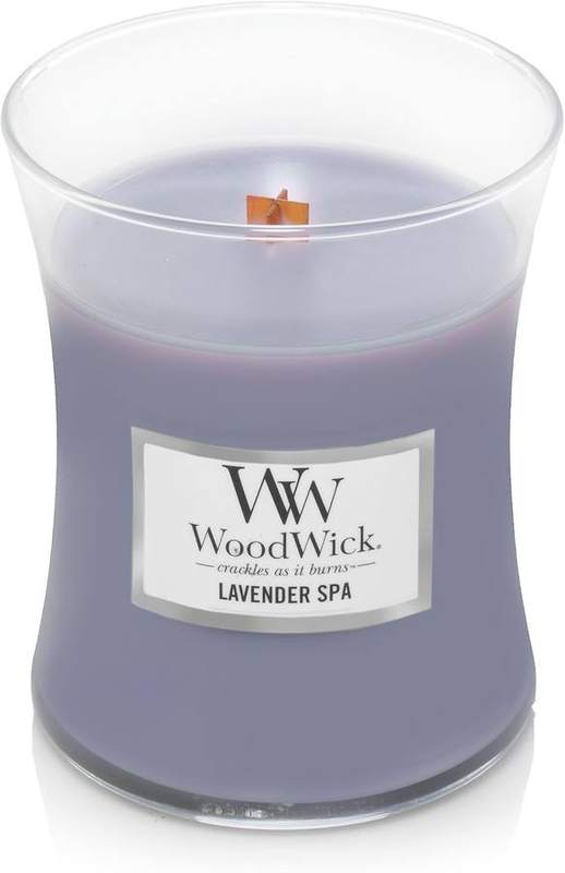 WoodWick Lavender Spa Medium Hourglass Candle — photo 5 of 20