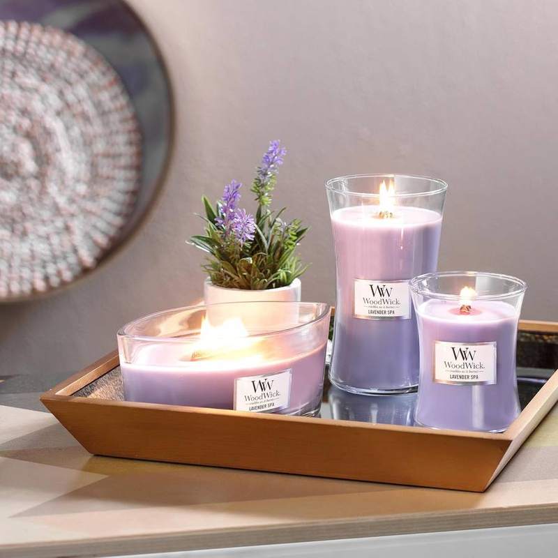 WoodWick Lavender Spa Medium Hourglass Candle — photo 15 of 20