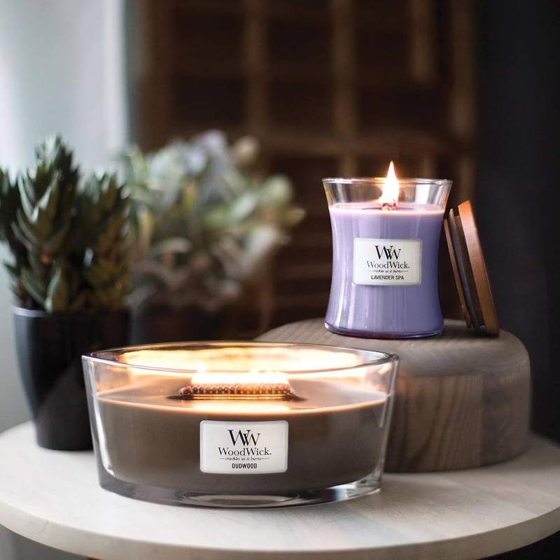 WoodWick Lavender Spa Medium Hourglass Candle — photo 17 of 20