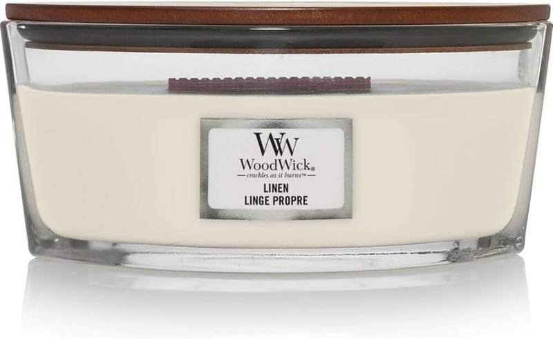 WoodWick Linen Ellipse Candle, Set of 2 — scented candle