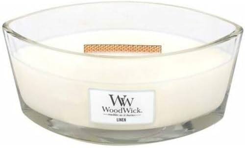 WoodWick Linen Ellipse Candle, Set of 2 — photo 4 of 8