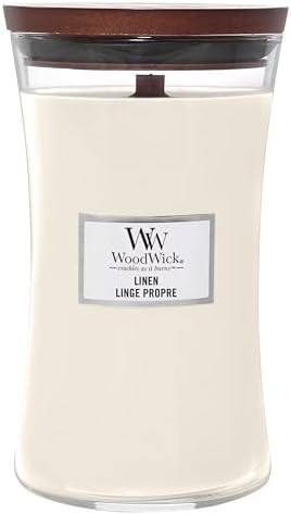 WoodWick Linen Large Hourglass Candle — photo 2 of 14