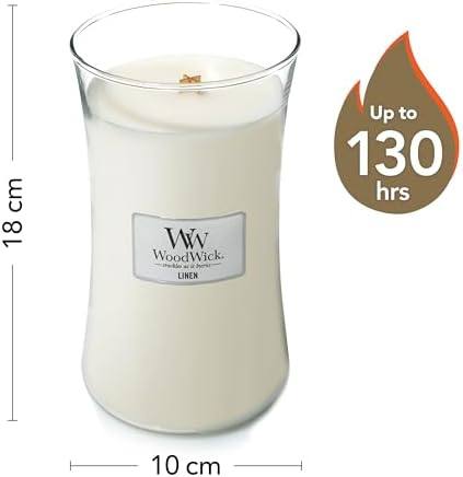 WoodWick Linen Large Hourglass Candle — photo 6 of 14