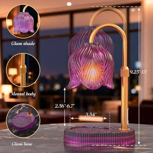 WYghyronic Lacquered Flower Candle Warmer Lamp, 32 cm — photo 4 of 12