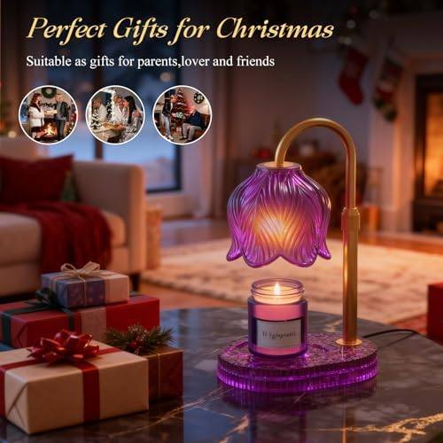 WYghyronic Lacquered Flower Candle Warmer Lamp, 32 cm — photo 10 of 12