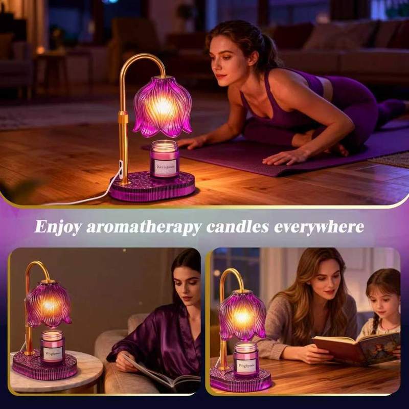 WYghyronic Lacquered Flower Candle Warmer Lamp, 32 cm — photo 11 of 12