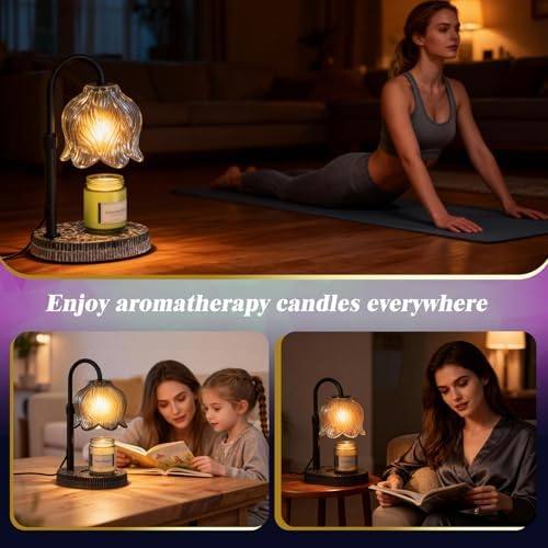 WYghyronic Polished Flower Candle Warmer Lamp, 32 cm — photo 10 of 12
