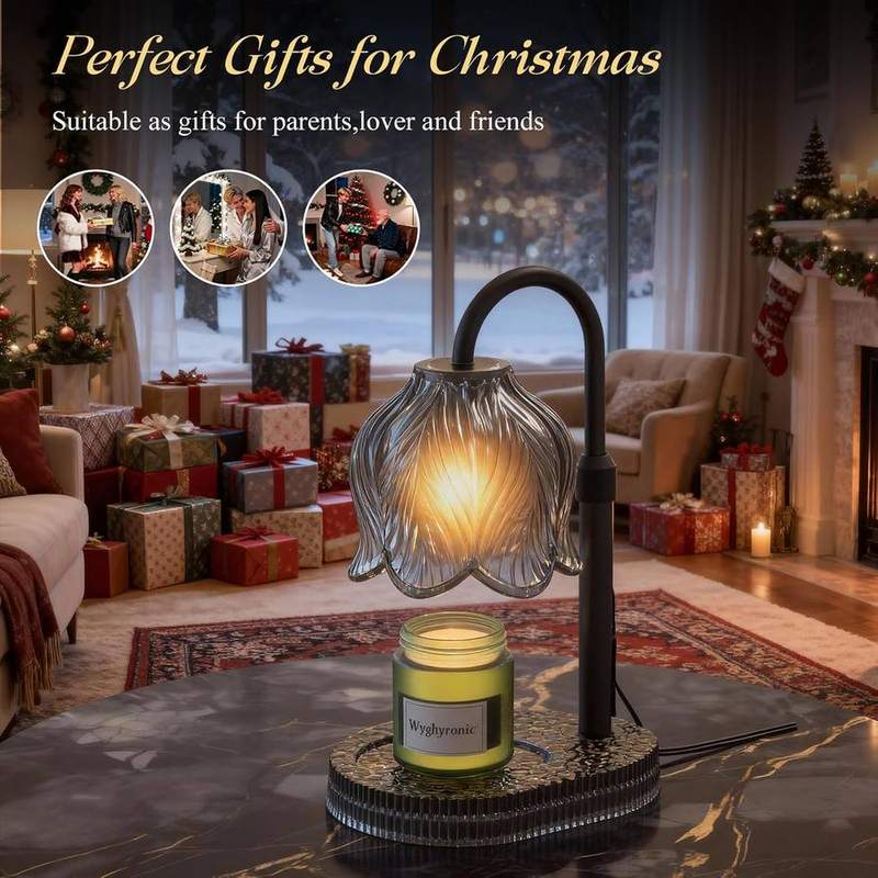 WYghyronic Polished Flower Candle Warmer Lamp, 32 cm — photo 11 of 12