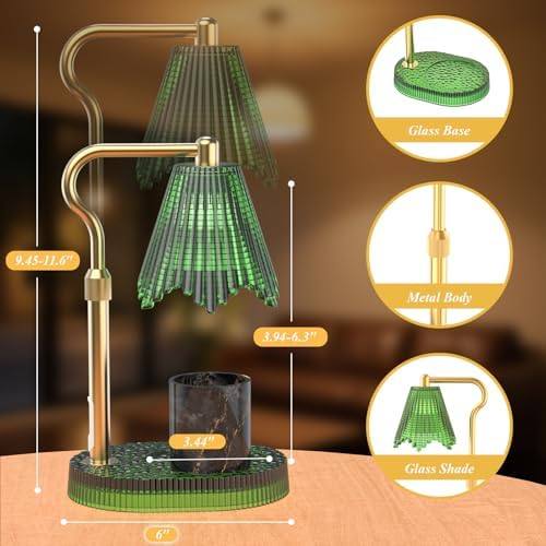 WYghyronic Matte Glass Candle Warmer Lamp, 32 cm — photo 6 of 14