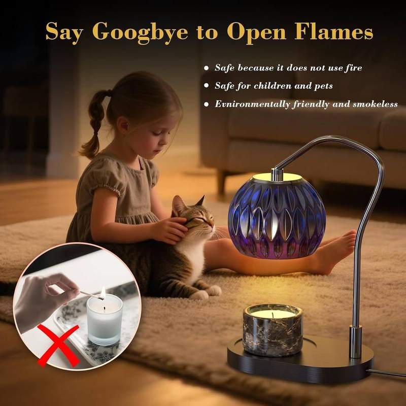 WYghyronic Glass 35 cm Candle Warmer Lamp — photo 7 of 16