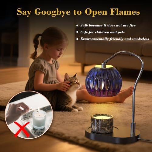 WYghyronic Glass 35 cm Candle Warmer Lamp — photo 8 of 16