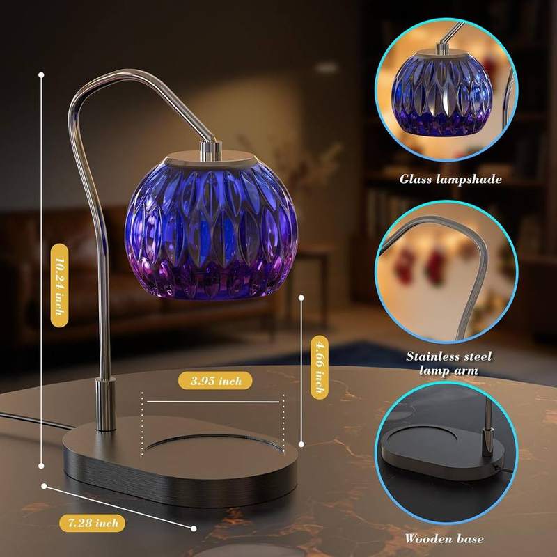 WYghyronic Glass 35 cm Candle Warmer Lamp — photo 9 of 16