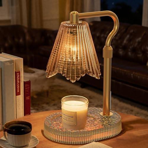 WYghyronic Glass-Base Candle Warmer Lamp, Matte Shade — photo 2 of 12