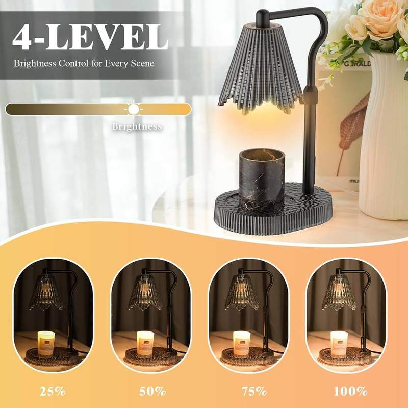 WYghyronic Glass-Base Candle Warmer Lamp, Polished Finish — photo 3 of 12