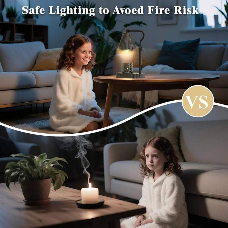 WYghyronic Glass-Base Candle Warmer Lamp, Polished Finish — photo 7 of 12