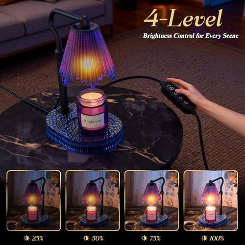 WYghyronic Glass Candle Warmer Lamp, Polished Shade — photo 4 of 12
