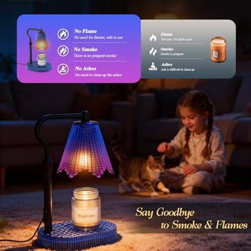 WYghyronic Glass Candle Warmer Lamp, Polished Shade — photo 8 of 12