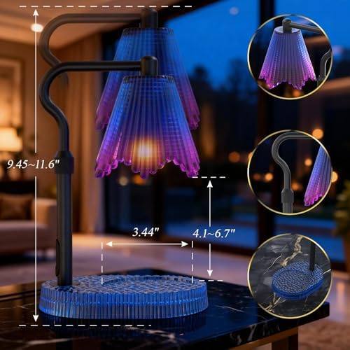 WYghyronic Glass Candle Warmer Lamp, Polished Shade — photo 10 of 12