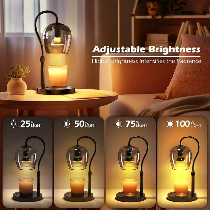WYghyronic Glass Metal-Base Candle Warmer Lamp — photo 3 of 12