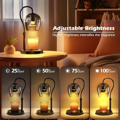 WYghyronic Glass Metal-Base Candle Warmer Lamp — photo 4 of 12