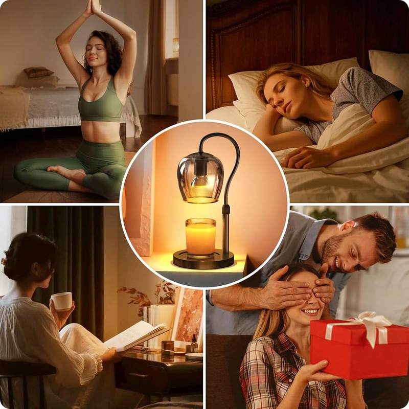 WYghyronic Glass Metal-Base Candle Warmer Lamp — photo 11 of 12