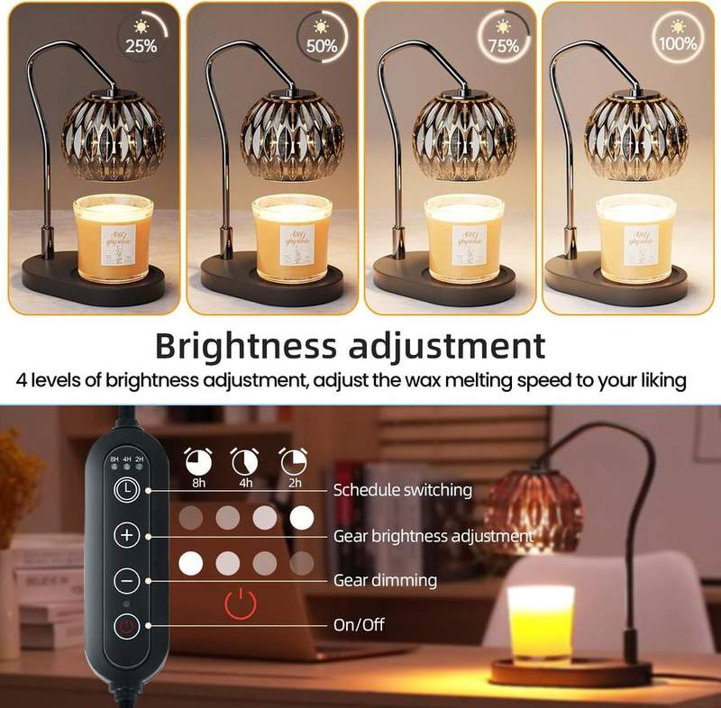 WYghyronic Wood-Base Candle Warmer Lamp — photo 5 of 12