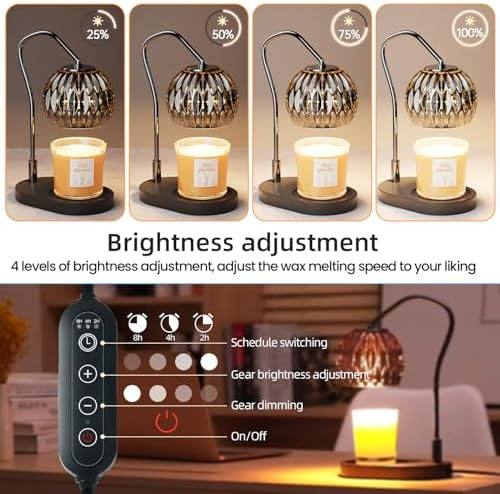 WYghyronic Wood-Base Candle Warmer Lamp — photo 6 of 12