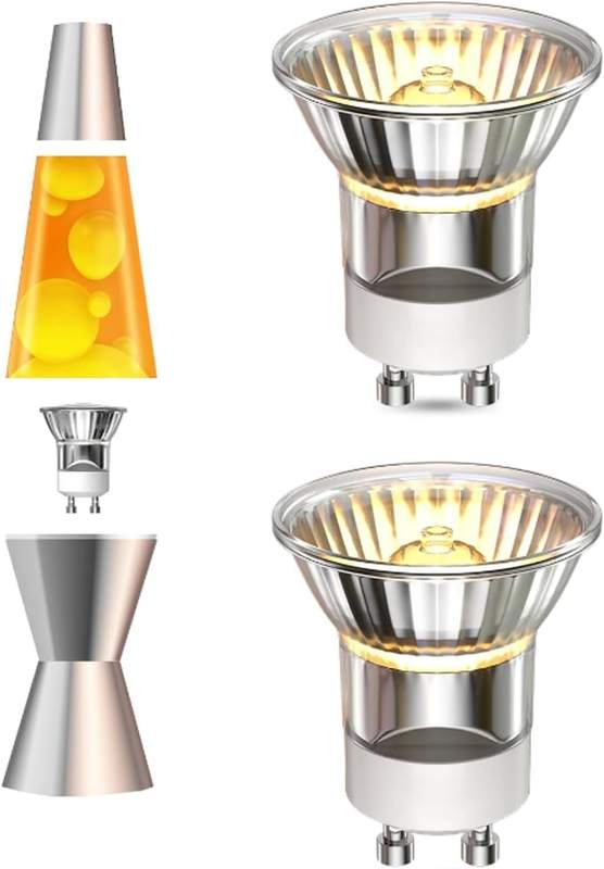 Xiansini 2 Pack Mini MR11 GU10 35W Candle Warmer Lamp Bulb — GU10 candle warmer bulb