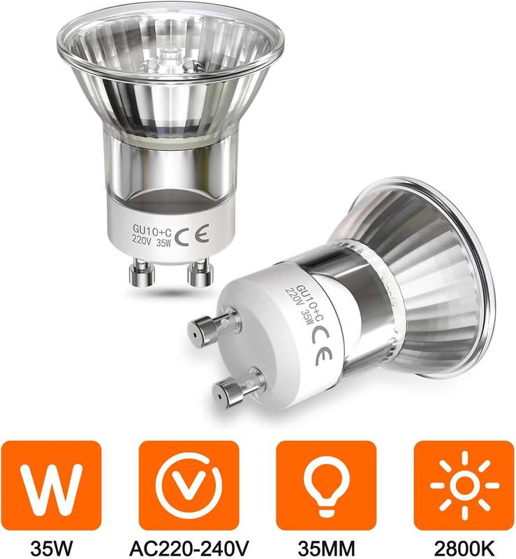 Xiansini 2 Pack Mini MR11 GU10 35W Candle Warmer Lamp Bulb — photo 5 of 14