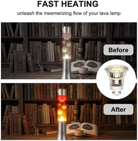 Xiansini 2 Pack Mini MR11 GU10 35W Candle Warmer Lamp Bulb — photo 8 of 14