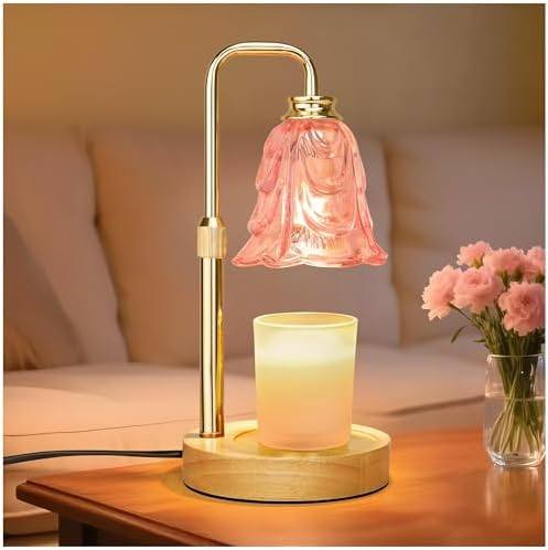XJZJY Pink Frosted Candle Warmer Lamp — photo 2 of 14