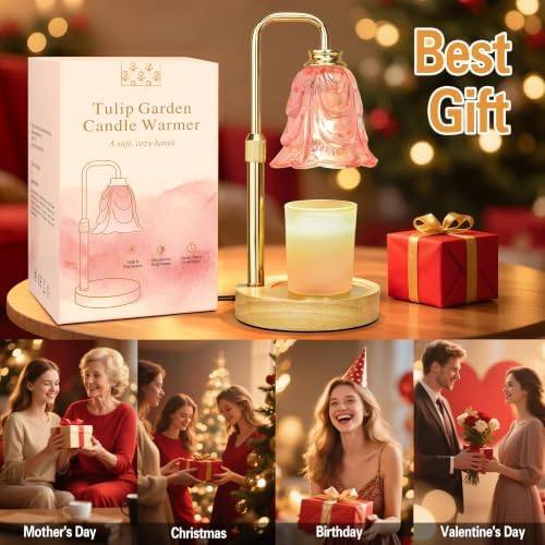 XJZJY Pink Frosted Candle Warmer Lamp — photo 14 of 14